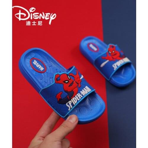 Children Shoes Baby Boy Girl Slipper Summer Cartoon Spiderman Indoor Todder Anti-Skid Beach Flip Flop