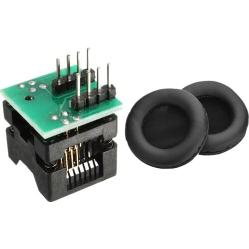 SOIC8 SOP8 to DIP8 EZ Programmer Adapter Socket Converter Module & Headphones Ear Pads Replacement Cushions for Pioneer