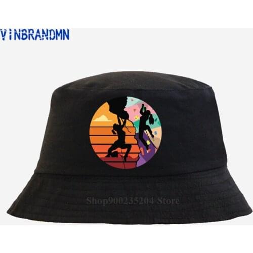 Outdoor Rock Climbing Men Women Hat Fishing Hats Rock Climb Hat Activities Action Sports Adventure Wall Climber Gift Bucket Hats