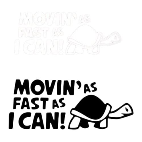 Turtles Move As Fast As Possible, Vinyl Car Packaging, Auto Parts, Products, Decals, Funny