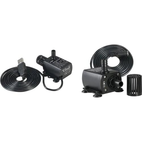 Water Pump Mini Flow Rate Waterproof Brushless Pump Mini Submersible Pump 4-Speed Regulating Water Pump