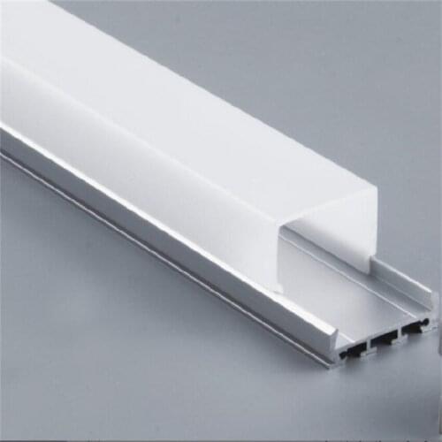 YANGMIN Free Shipping 3.3ft/1M 26X23mm Silver U-Shape Internal Width 23mm LED Aluminum Channel System with Cover, End Caps