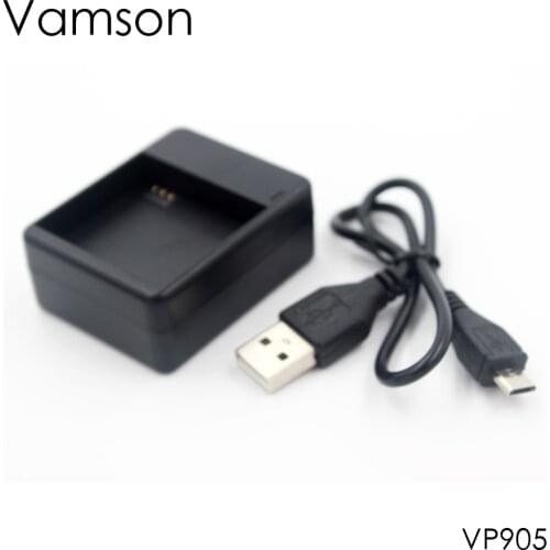 Vamson for yi 1 Battery Charger for Xiaomi for Xiaoyi 4K Action Camera international