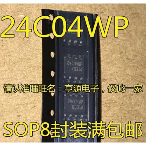 100% New&original M24C04 ST24C04WP M24C04-WMN6P 24C04WP SOP8 In stock