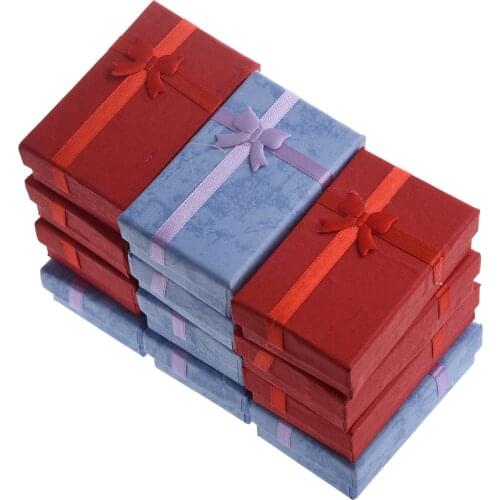 12 x Luxury Gift Boxes Box for Pendant Bracelet Earring Necklace Ring Dimension:5x8x2.5cm