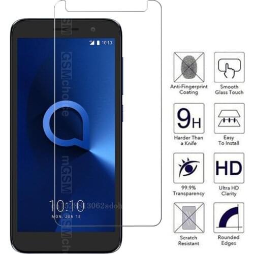 2pcs Tempered Glass Alcatel 1 Glass 5.5 Screen Protector Film For Alcatel 1 5033D 5033 5033A 5033Y 5033X ALCATEL1 9H Protective