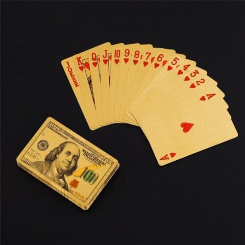 2020 NewDurable Water Resistant Playing Cards Euro Dollar Design Poler Cards Outdoor Entertainment Party Toy