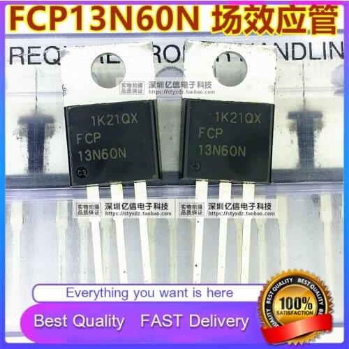 5Pcs/Lot New Original FCP13N60N 13N60 Field Effect Transistor TO-220 600V13A DIRECT PLUG PACKAGE Good Quality