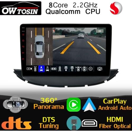 9" IPS Qualcomm CPU Android Car Radio GPS Navi For Chevrolet Trax Tracker 2016-2019 4G LTE DTS HIFI 360 Panoramic Optical HDMI
