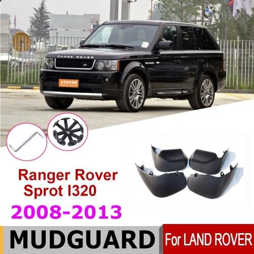 Mud Flaps For Land Rover Range Rover Sport L320 2020-2006 Car Fender Mudflaps Mud Splash Guards Mudguards Accessories 2012 2008