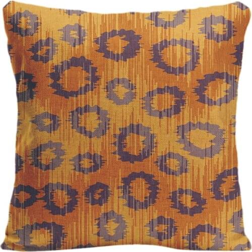 Leopard Dots Pattern Printed Cushion Cover Decorative Cotton Linen Throw Pillows For Car Sofa Seat Coloul Pattern