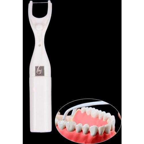 30m Ultra thin Flat wire Reusable Dental Floss Holder Gift box Interdental cleaner micro wax mint dental flosser