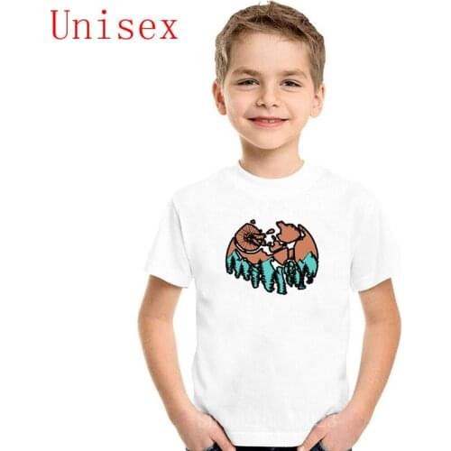 Childrens Day Gift MTB printing children t shirts kid clothes girl 8 to 12 Designer shirt Cotton boy clothes size 14 or 16 boys
