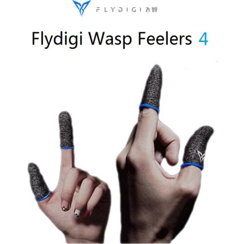 Flydigi 4 Sweat Proof Sensitive No Delay Mobile Phone Accessorie Flydigi Wasp Feelers 4 Finger Sleeve For PUBG Game Touch Thumbs