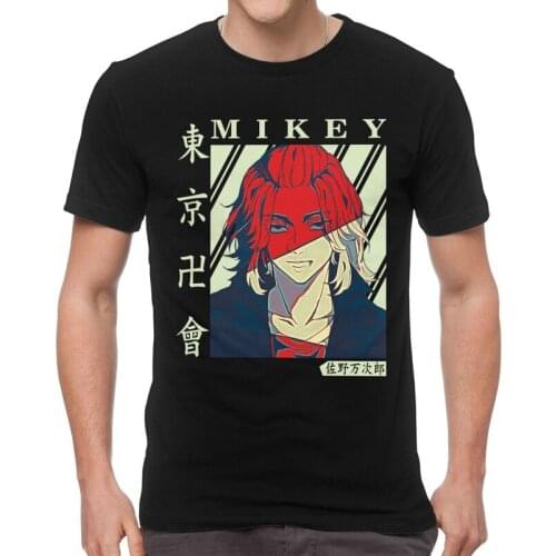 Tokyo Revengers T Shirt for Cotton Printed T-shirts Graphic Tshirt Short Sleeve Japanese Anime Manga Sano Manjiro Mikey Tee Top