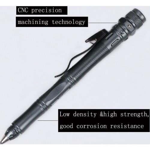 EDC Tool LED StrobeRechargeable Tactical pen Multi-function self-defense pen anti-wolf survival Tool Magnetic Control Switch