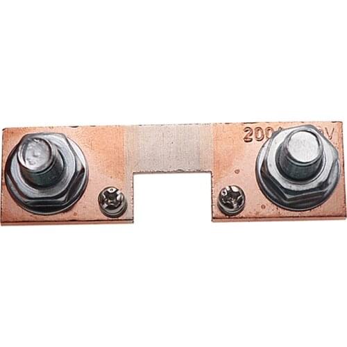 Manganese Copper Small 0.5 Grade 200A 75mV FL-2 Current Shunt Resistance For DC PZEM Ampere Voltage Panel Meter