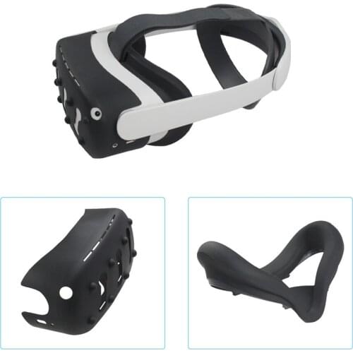Face Eye Mask Anti-collision Bumper Half Glove Front Cover Handle Protective Cover Case for Oculus quest 2 VR Accessories