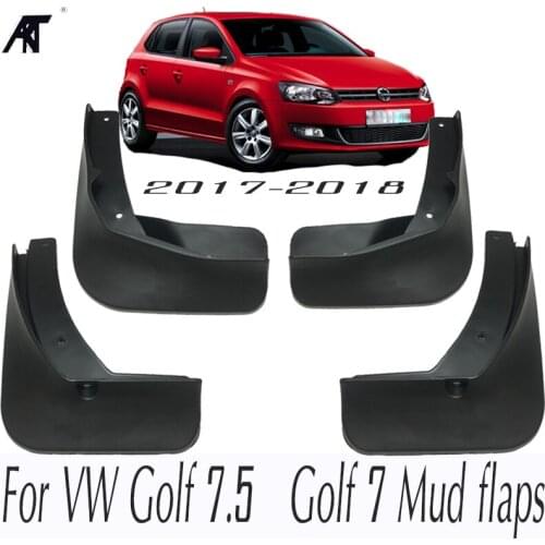 Set Molded Mud Flaps For Volkswagen VW Golf 7 Mk7 2013 2014 2015 2016 2017 Mudflaps Splash Guards Front Rear Mud Flap Mudguards
