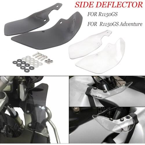NEW Motorcycle Accessories For BMW R1150GS R 1150 GS adventure ADV Crosstourer Side Windshield Windscreen Deflector 2000-2006