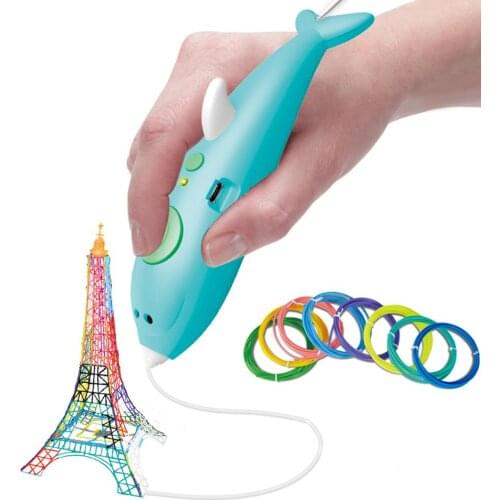 3D Pen Original DIY 3D Printing Pen With 100M ABS/PLA Filament Creative Toy Gift For Kids Design Drawing 2020 New Fashion Gift