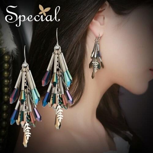 Special 2021 commuter irregular earring female temperament high cold earring hook eardrop line color fashion carnival S2185E