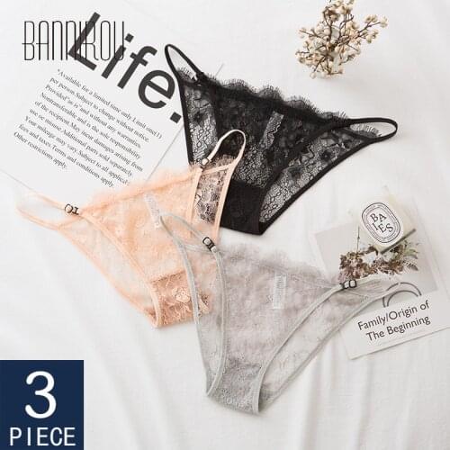 3pcs Sexy Briefs Lace Panties For Woman Underwear Briefs Hot Sale Female Breifs Underwear For Woman Panties Sexy Ladies Briefs