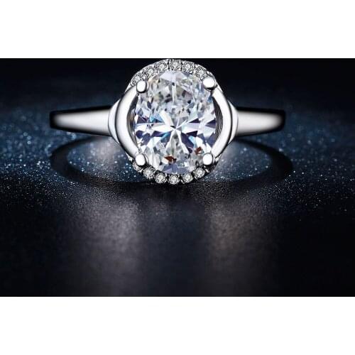 Women Engagement Rings gift for women high quality whoelsale silver plated Wedding luxury with cz jewelry new design jewellery