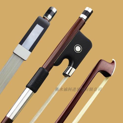 1pcs brazilwood 1/4 student Cello bow,ebony frog,musical instrument part