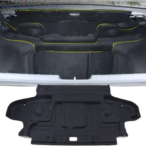 For Honda Civic 10th 2016-2017 rear Trunk noise insulation cotton decorative cover Car Styling Accessories 1pcs