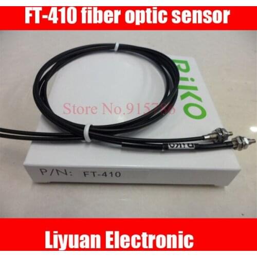 2pcs High quality FT-410 fiber optic sensor / M4 Beam type fiber optic photoelectric switch