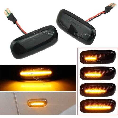 2X LED Dynamic Turn Signal Light for Audi A3 S3 8L 2000-2003 TT 8N 2000 2001-2006 A8 D2 1999-2002 Side Marker Indicator lamp