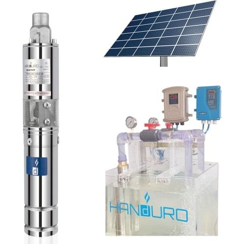 48v 500w 109m 1.7m3/h screw surface 30m/h solar water pump in paddy field 25 m/h/solar led water feature pump