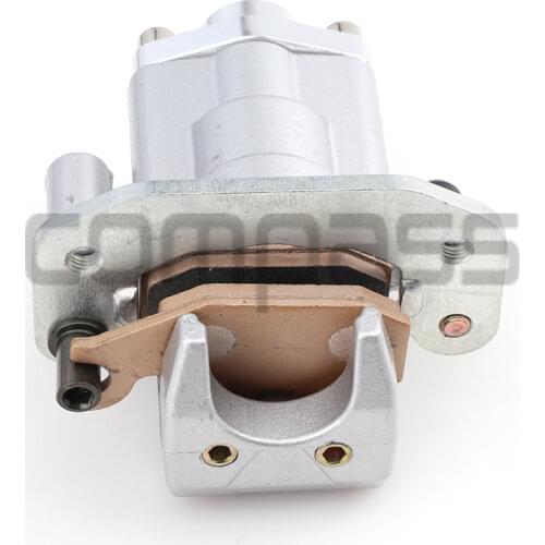 Aluminum Motorcycle Disc Brake Bump Caliper Rear Assy For Yamaha ATV Raptor 700 700R YFM700 With Pads 2006-2012