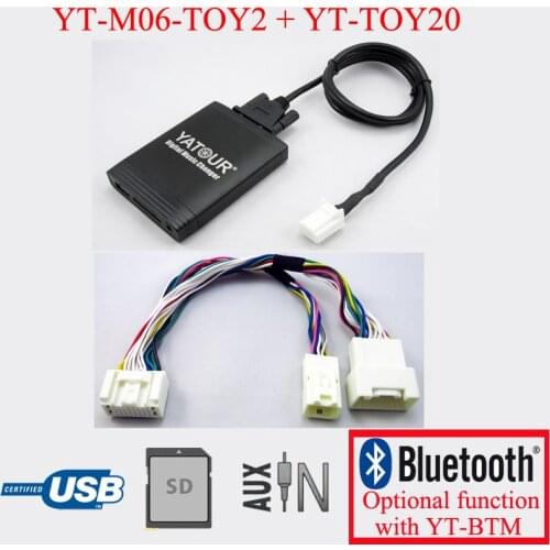 Yatour car radio USB SD player for Lexus radio 20pin LS430 2001-2003