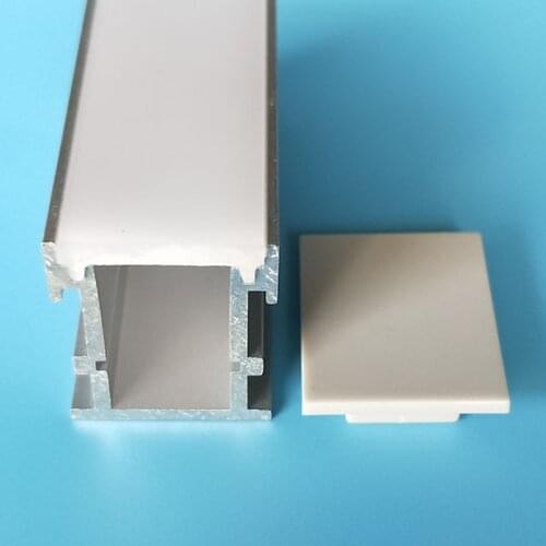 Free Shipping 70M/Lot 2M Aluminum Profile For Led Strip With Cover Clips and End Caps Tape Light Housing Channel