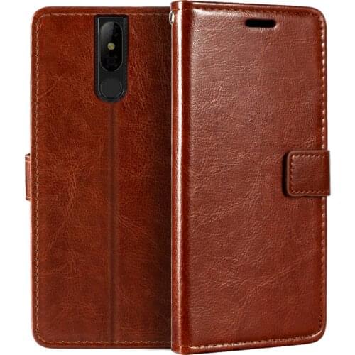 Case For Leagoo Power 5 Wallet Premium PU Leather Magnetic Flip Case Cover With Card Holder And Kickstand For Leagoo Power 5