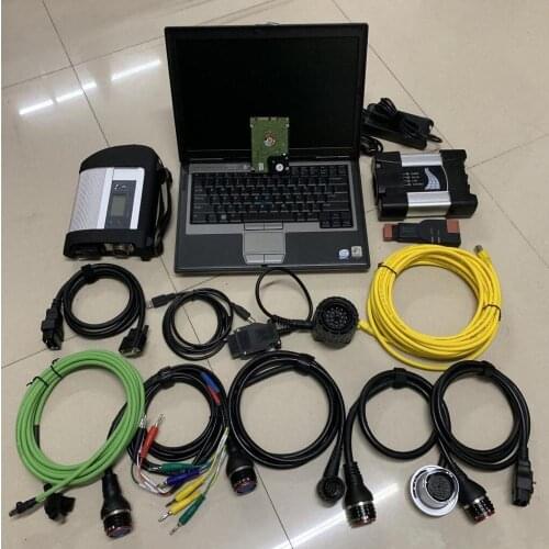 2in1 for bmw icom next + MB Star C4 diagnosis tool with d630 laptop hdd 1tb software 2020.12 win7 full set ready to use