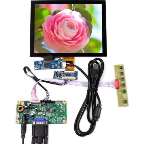 VS080TC-A1 Backlight WLED VGA LCD Controller Board RT2270C-A 8inch Capacitive Touch LCD Screen 1024x768 EJ080NA-04C