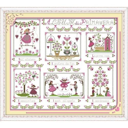 Joy Sunday Tapestry Counted Cross Stitch Kits 11&14CT DMC DIY Embroidery Kits Needlework Sets for Home Decor Handmade Gift