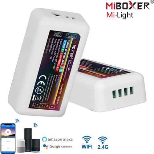 2.4g Miboxer Mi Light Led Strip Controller Fut035 Fut036 Fut037 Fut038 Fut039 12v 24v Milight Cct Rgbw Rgbcct Rgb Controller