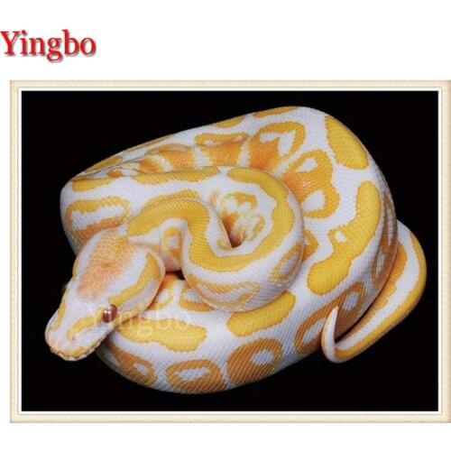 5D Diamond Painting Kits DIY Animal Snake Cross Stitch Embroidery Full Drill Mosaic Pictures Rhinestone Art Craft for Home Decor
