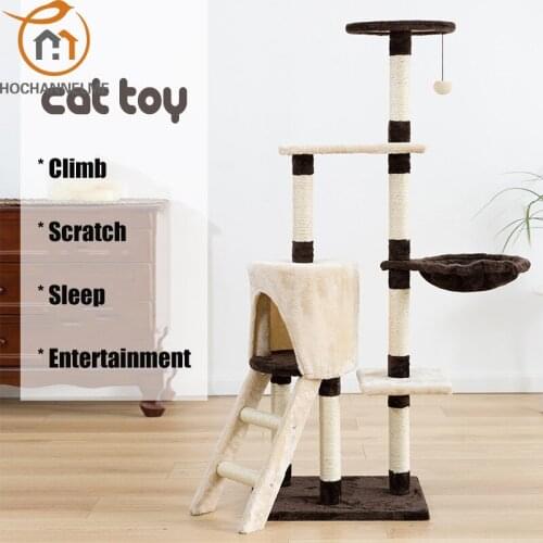 Cat Climb Large Kitty Cat Nest Tree One Sisal Cat Toys Bring The Cat Litter Diving Platform Catch Climbing Cat The Shelf