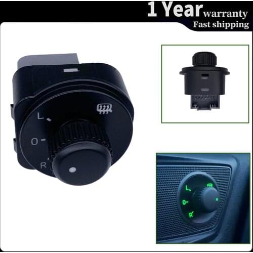 1ZD959565 Electric Wing Mirror Adjuster Switch Rear View Mirror Control Knob Button For Skoda Octavia MK2 Yeti
