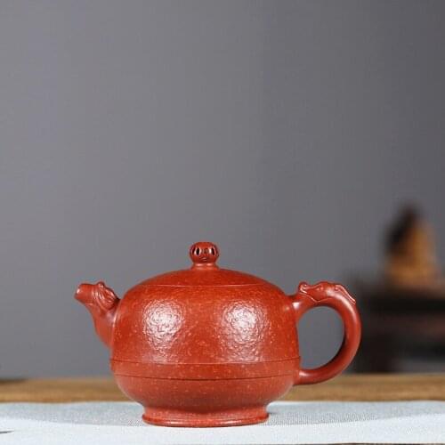 Are recommended by all handmade undressed ore sand dragon blood dragon round pot teapot tea set special gifts by hand