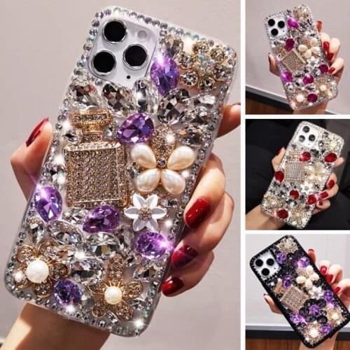 Sunjolly for Samsung Galaxy Note 20 Case Note 8 Note 9 Note 10 Plus Lite Note 20 Ultra Phone Case Diamond Cover coque