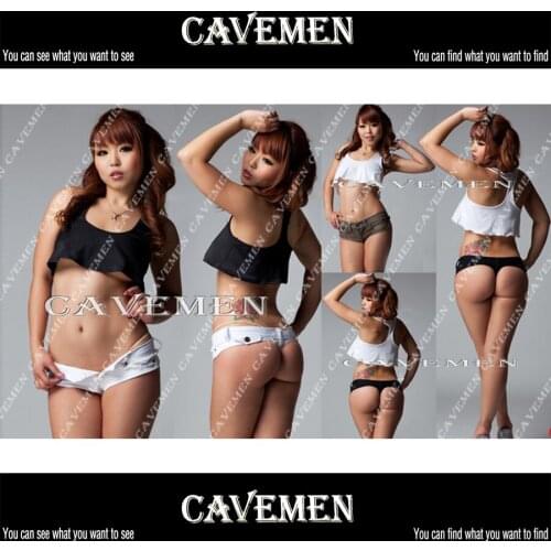 Super sexy Ultra short Small T - shirt* 2985*Ladies sexy G-string T-back Bikini Boxer Triangle Pajamas Suit Free Shipping