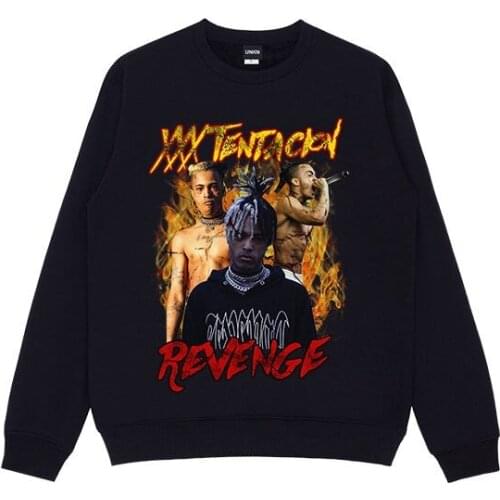 Hip Hop Round Neck Mens Sweatshirt Flame Print Fleece Retro Casual Loose Pullover Couple Clothes Harajuku Streetwear