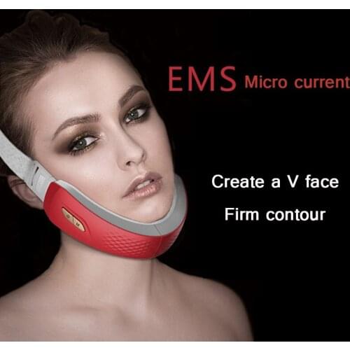 Vibration face-lifting device micro-current double chin facial massager small V face face-lifting artifact new