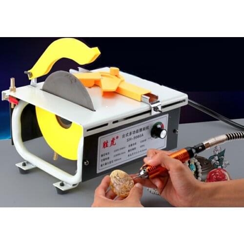 High Power 1080w Multifunction Desktop Engraving Machine With Flexible Shaft Beeswax, Turquoise, Agate Cutting Machine